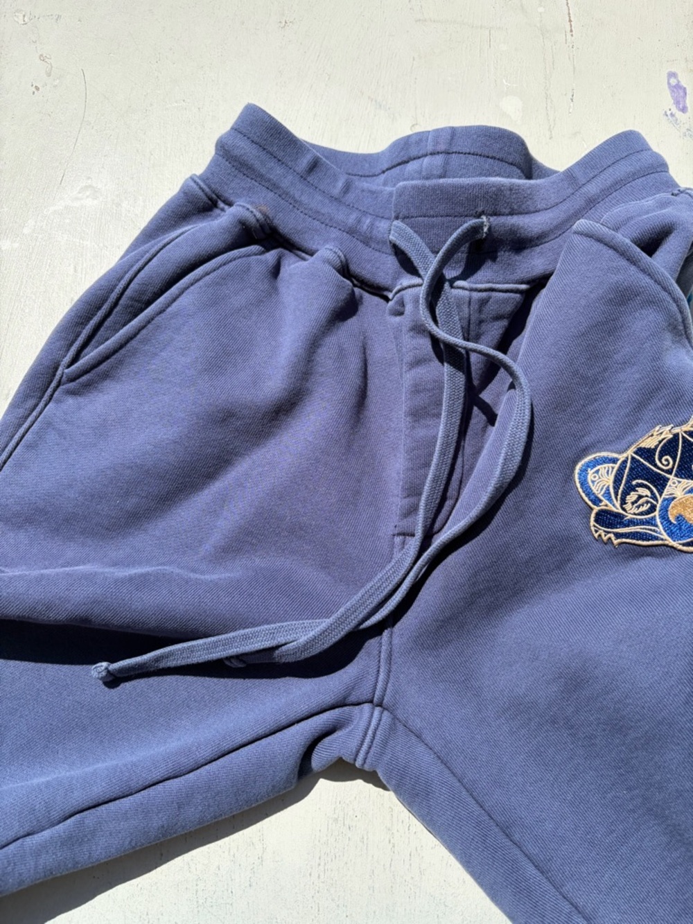 Women's Late Sunday Afternoon Joggers Blue S Active Casual Street USA LA City - Picture 9 of 16